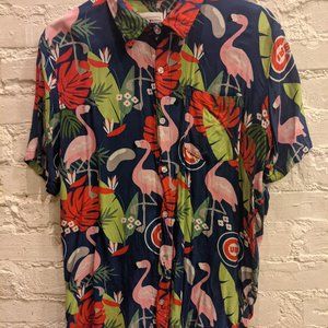 Men's Medium Cubs Hawaiian Shirt